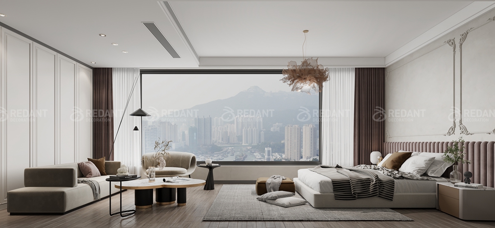 建发独墅湾200㎡法式风格别墅装修效果图