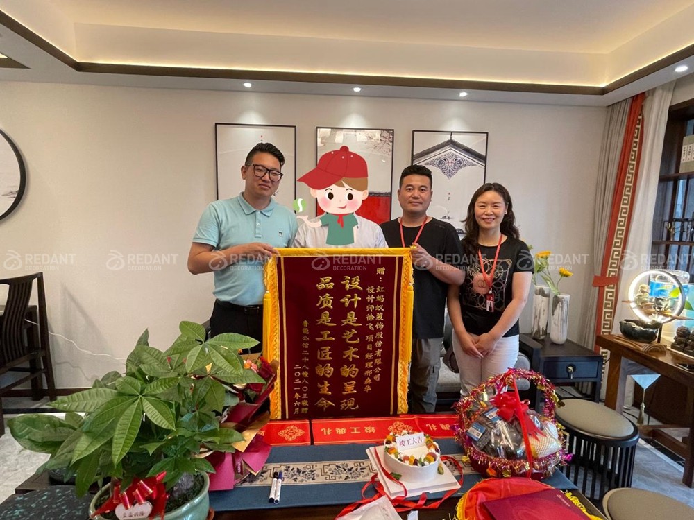 鲁能公馆125㎡新中式风格装修实景