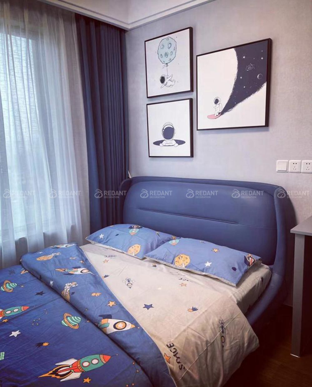 鲁能公馆125㎡新中式风格装修实景