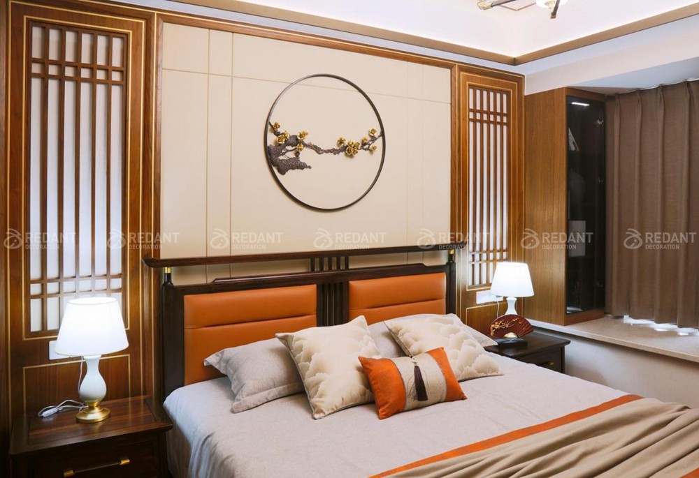 鲁能公馆125㎡新中式风格装修实景