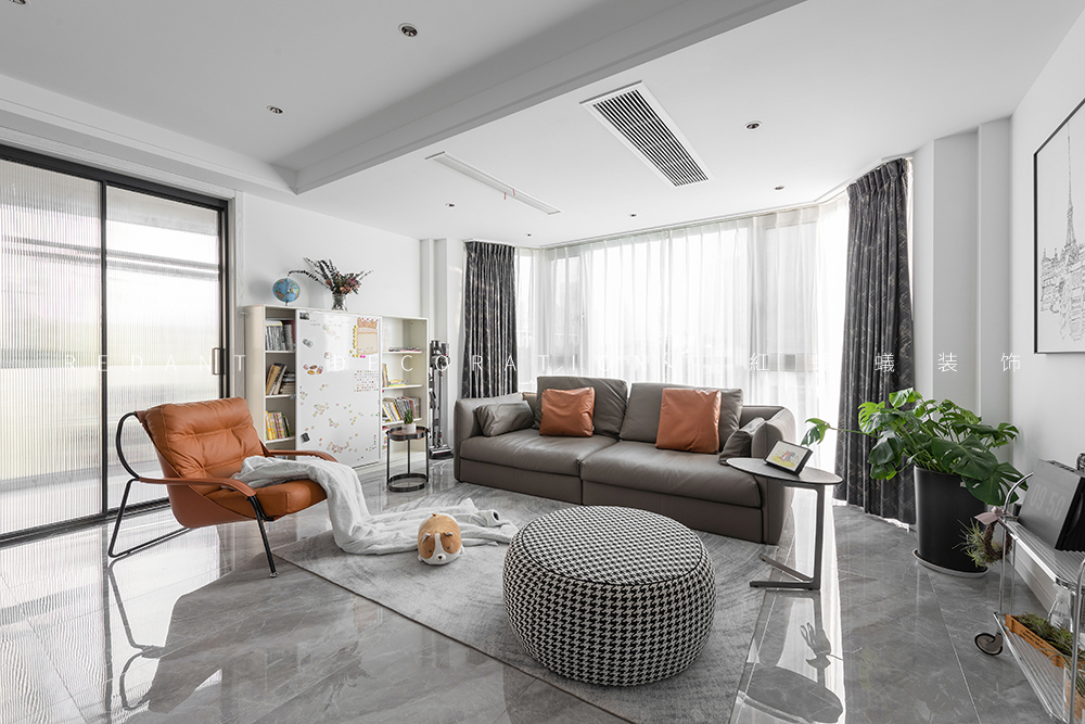 师惠花苑 | 129㎡现代风格装修实景图